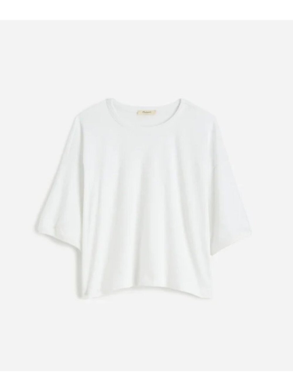 NWT Madewell Relaxed Boxy Tee in White - Size: Small - Picture 8 of 12